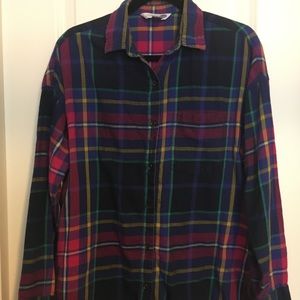 Plaid multi-colored shirt